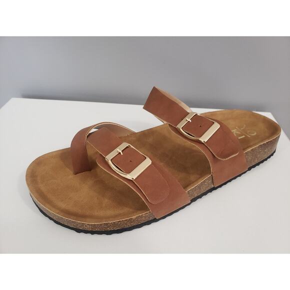 NEW Size 10 YOKI Womens Cork Sandal Slip On Strappy Open Toe Beach Walking Slid - Picture 2 of 6